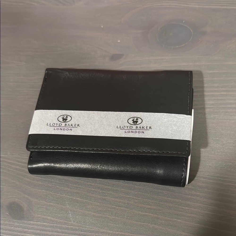 Lloyd Baker Black Leather Wallet